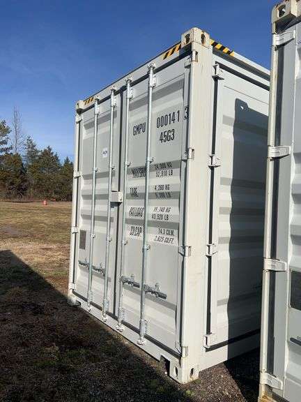40' HQ SHIPPING CONTAINER WITH 4SIDE DOORS & 1REAR DOOR