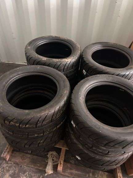 QTY (8) VISION 250/50R15 77D 6PLY TIRES