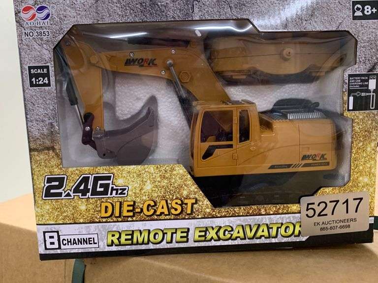 AO HAI DIE CAST REMOTE CONTROL EXCAVATOR TOY