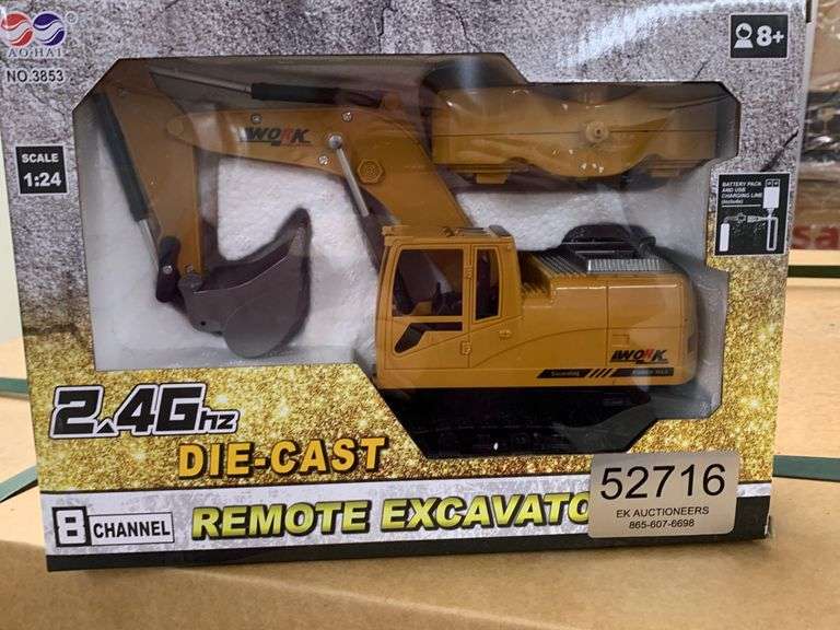 AO HAI DIE CAST REMOTE CONTROL EXCAVATOR TOY