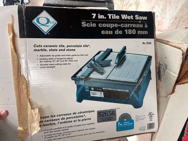 QEP 7" TILE WET SAW