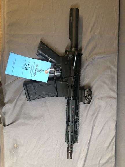 AMERICAN TACTICAL MILSPORT 300BLACKOUT SEMI AUTOMATIC PISTOL WITH SIG SAUER SCOPE