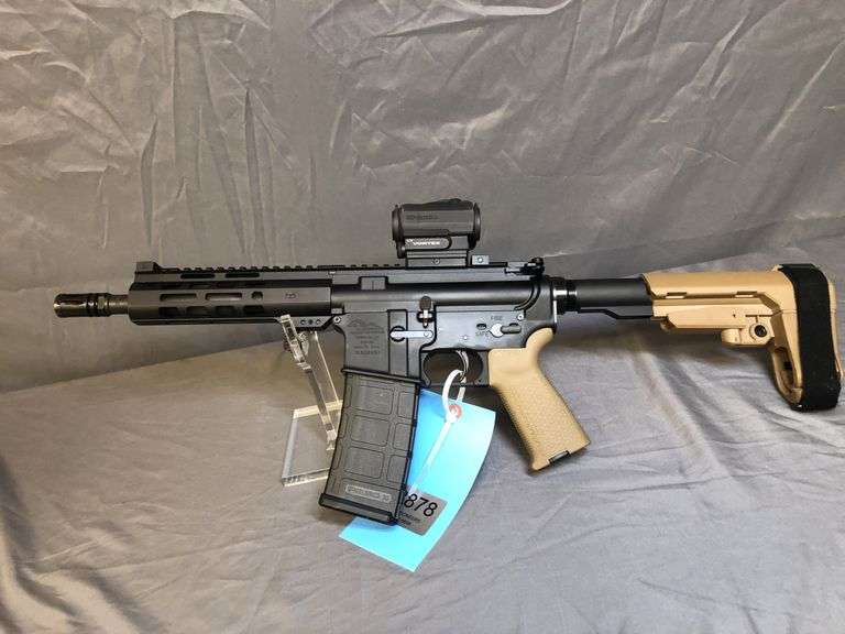 ANDERSON MFG AM15 .556 SEMI AUTOMATIC PISTOL WITH VORTEX SPARE SCOPE