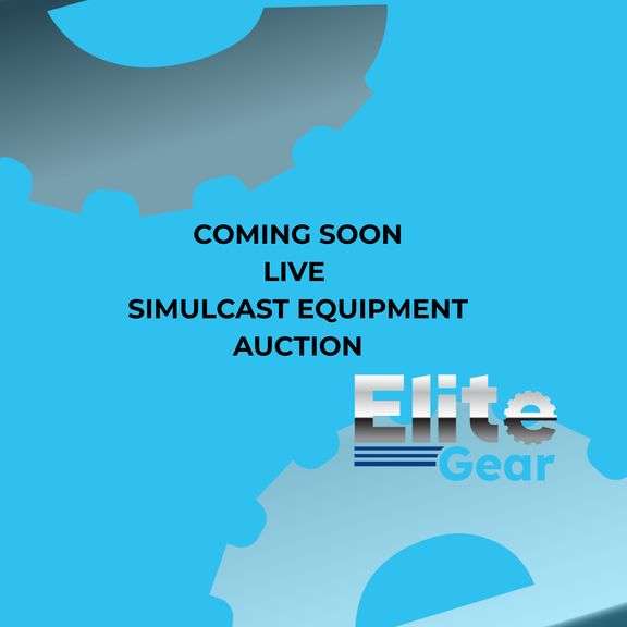 October 14 - Live Equipment Auction