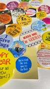 Vintage large novelty-pins collection