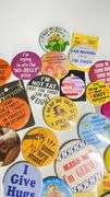 Vintage large novelty-pins collection