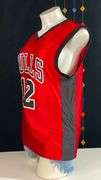 Red Chicago Bull's jersey: Hinrich #12