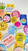 Vintage large novelty-pins collection