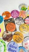 Vintage large novelty-pins collection