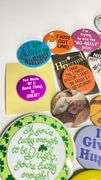 Vintage large novelty-pins collection