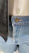 Vintage unisex (originally men's) Lee denim cut-off shorts