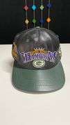 Vintage leather Packers Super Bowl hat