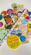 Vintage large novelty-pins collection