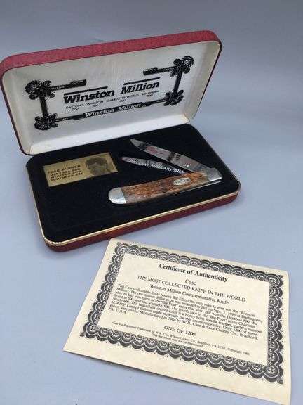Vintage Case  Folding Knife Honors Bill Elliot