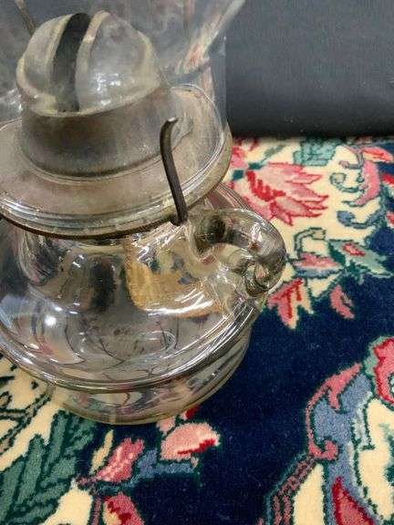 Two Antique Oil Lamps