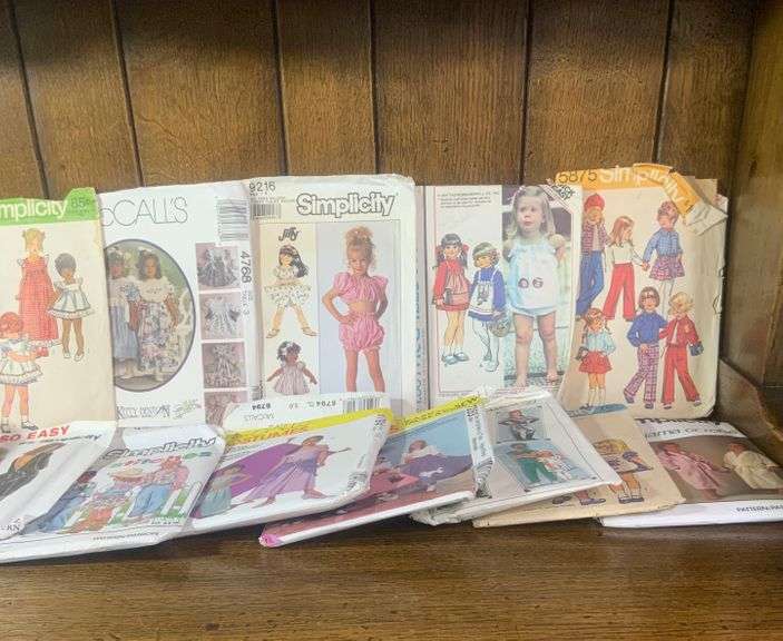 Vintage Sewing Patterns Clothes & Costumes Lot B