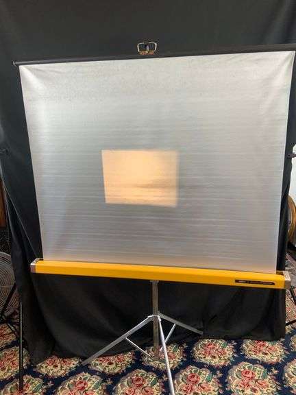 Kodak Instamatic Movie Projector M65 & Projector Screen