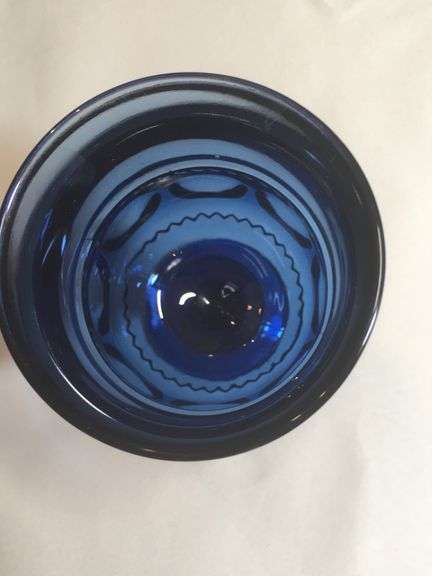Tiara Kings Crown Cobalt Blue Plate set