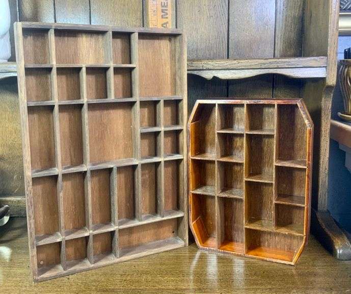 Two Wall Display Cabinets