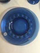 Tiara Kings Crown Cobalt Blue Plate set