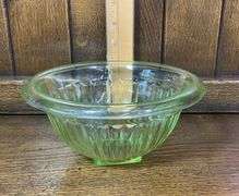 Green Tiara & Fenton Glass Lot