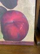 2ft’H x 18” Still life of fruit on Camvas & Two Artifical Fruit Branches