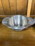 The Pampered Chef Stainless Steel 10” Frying Pan Skillet & The Pampered Chef 9” Mixing Bowl