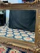 59” x 35” Huge Vintage Gold Mirror