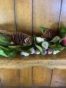 2ft’H x 18” Still life of fruit on Camvas & Two Artifical Fruit Branches