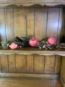 2ft’H x 18” Still life of fruit on Camvas & Two Artifical Fruit Branches