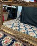 59” x 35” Huge Vintage Gold Mirror