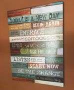 Encouraging Words Art Board Looks Great on any Wall 2ft’H x 18”