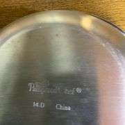 The Pampered Chef Stainless Steel 10” Frying Pan Skillet & The Pampered Chef 9” Mixing Bowl