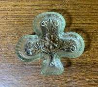 Green Tiara & Fenton Glass Lot