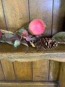 2ft’H x 18” Still life of fruit on Camvas & Two Artifical Fruit Branches