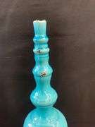 13” Multicolor Vase & 25” Large Blue Decorative Piece