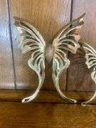 3 Midcentury Modern Wall Brass Butterflies