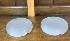 Blue & White Frosted Tiara Glass Lot