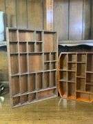 Two Wall Display Cabinets