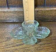 Green Tiara & Fenton Glass Lot