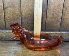 Amber Tiara Glass Lot