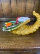 Ceramic Beautiful Cornucopia Centerpiece