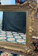 59” x 35” Huge Vintage Gold Mirror