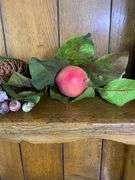 2ft’H x 18” Still life of fruit on Camvas & Two Artifical Fruit Branches