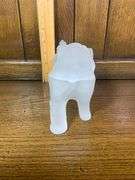 Blue & White Frosted Tiara Glass Lot