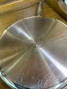 The Pampered Chef Stainless Steel 10” Frying Pan Skillet & The Pampered Chef 9” Mixing Bowl