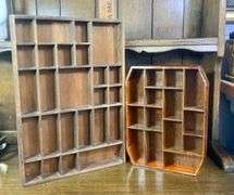 Two Wall Display Cabinets