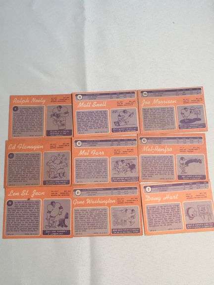 18 Vintage Trading Cards