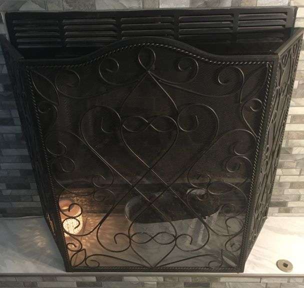 Heavy Southern Living Homes Fire Place Decorative Metal &  Mesh