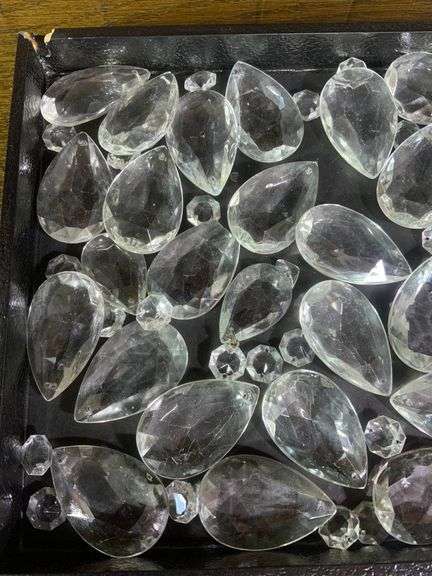 40 Tear Drop Crystals